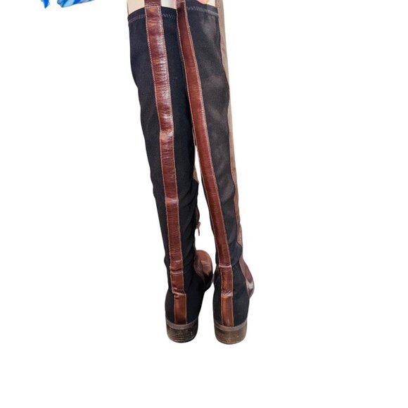 Nine West Women's Pristeen Leather Riding Boot Brown Over-The-Knee Womens 8.5M - Picture 15 of 15